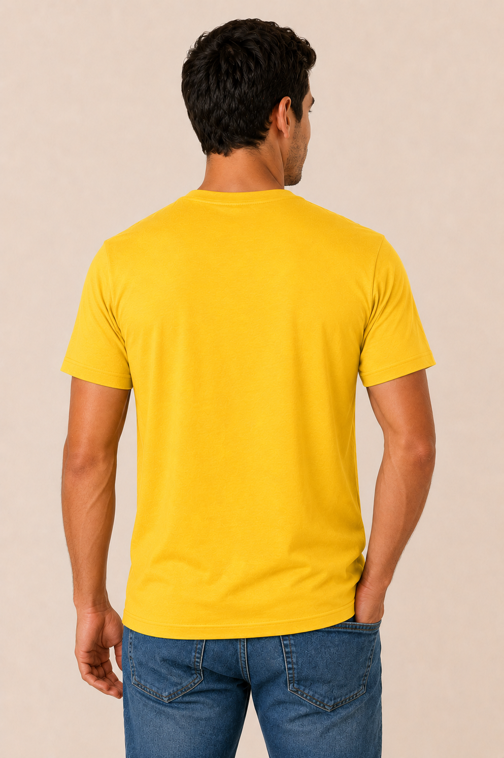 Leave It All On The Road yellow t-shirt back view