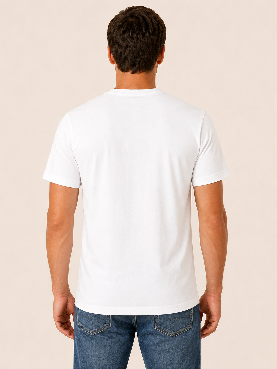 The Ride Clears The Noise white t-shirt back view